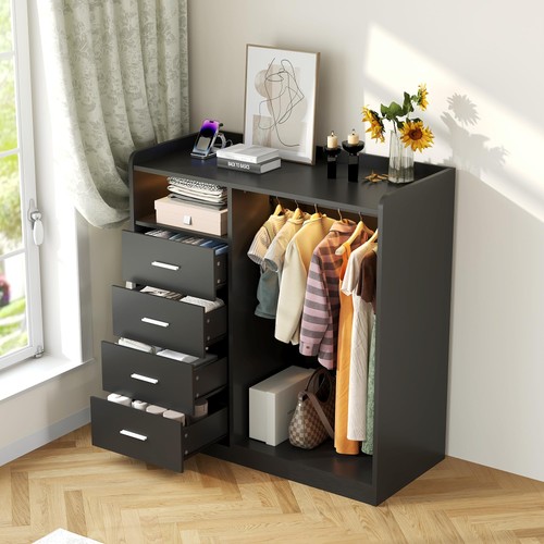Led lights dresser - 4, drawer